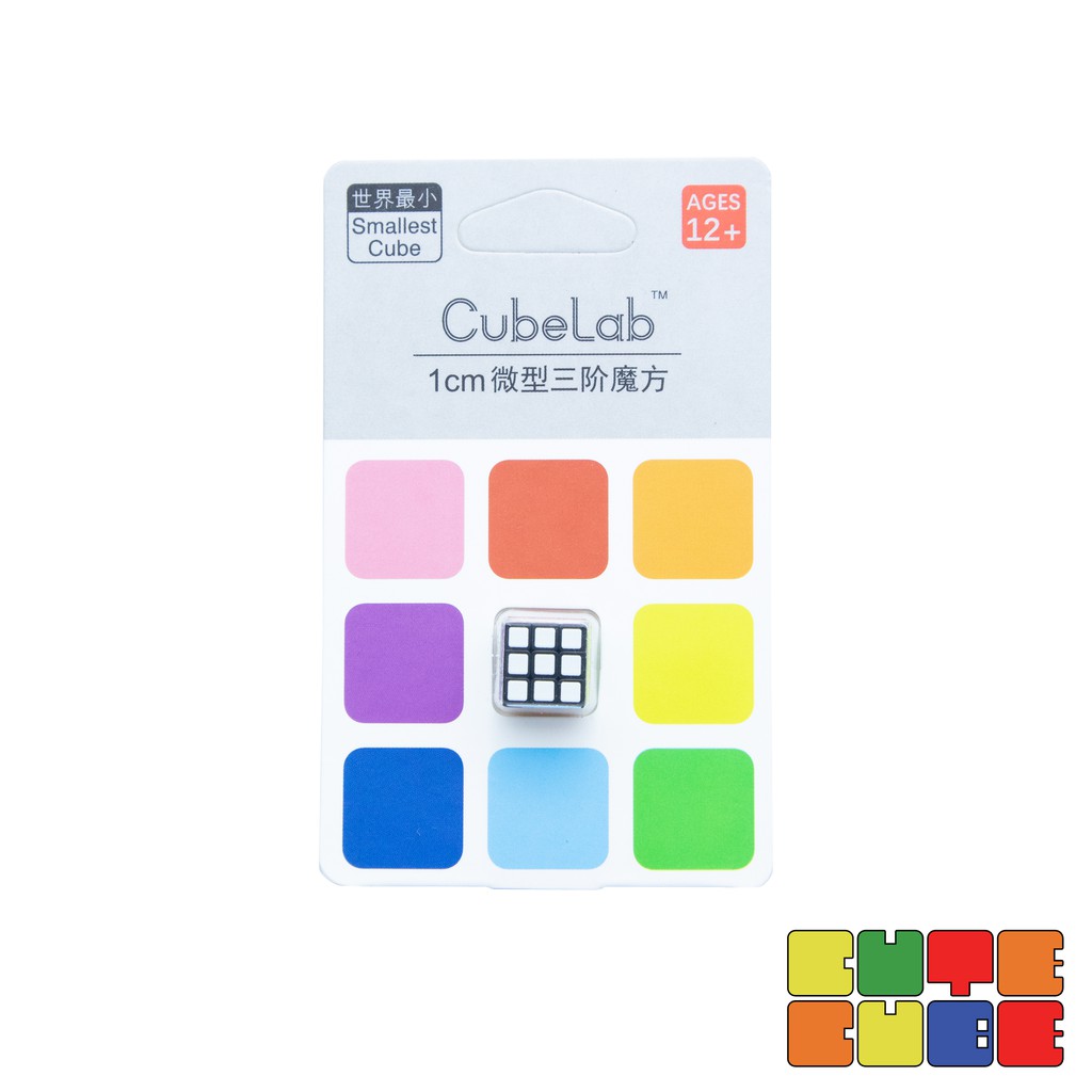 ภาพหน้าปกสินค้ารูบิค 3x3 CubeLab 1cm (รูบิคที่เล็กที่สุดในโลก)  CuteCube