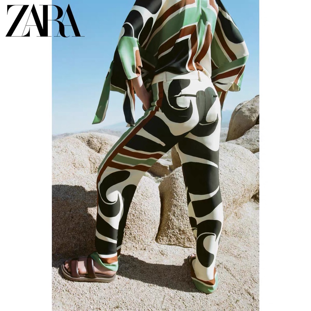 zara-เสื้อเชิ้ต-พิมพ์ลายโบว์-แฟชั่นฤดูร้อน-สําหรับผู้หญิง