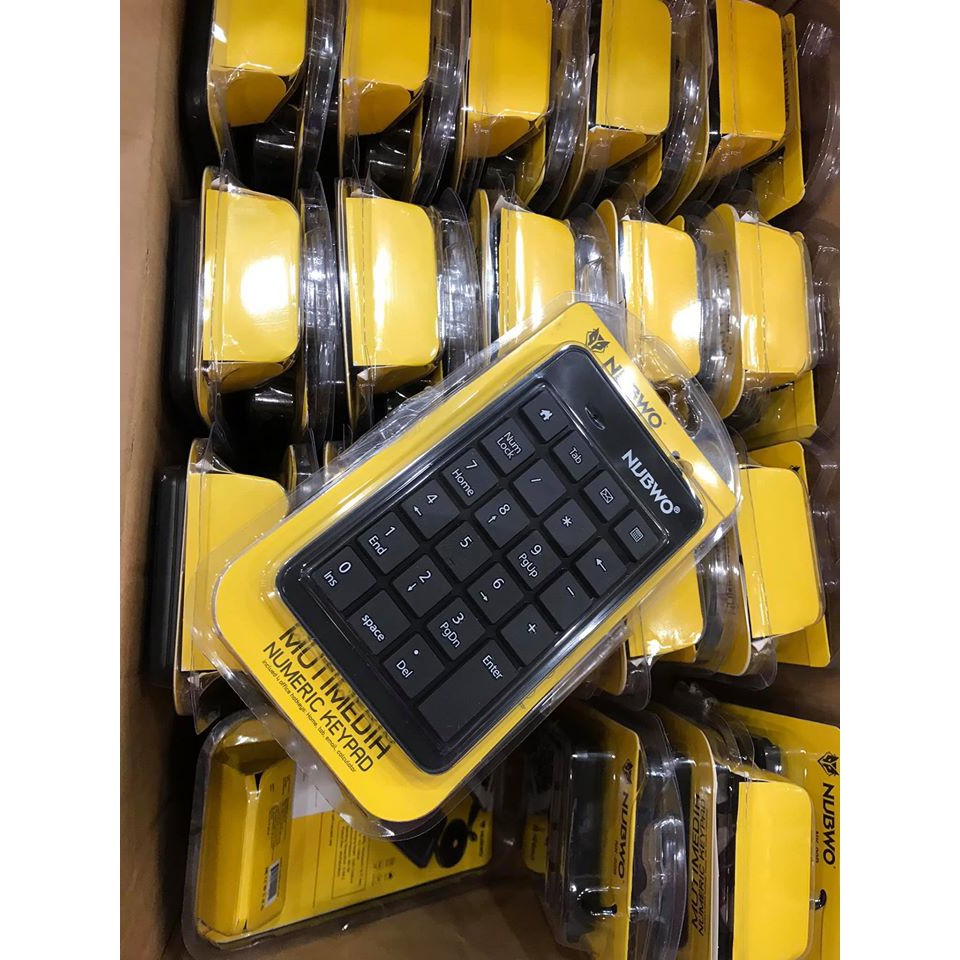 ส่งจากไทย-แป้นพิมพ์ตัวเลข-คีย์บอร์ดตัวเลข-numeric-keypad-พกพาสะดวก-สำหรับต่อเพื่อโน๊ตบุ๊ค-pc-numpad