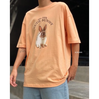 เสื้อยืดโอเวอร์ไซส์【hot sale】เสื้อยืด Freesize ลาย BunnyS-4XL