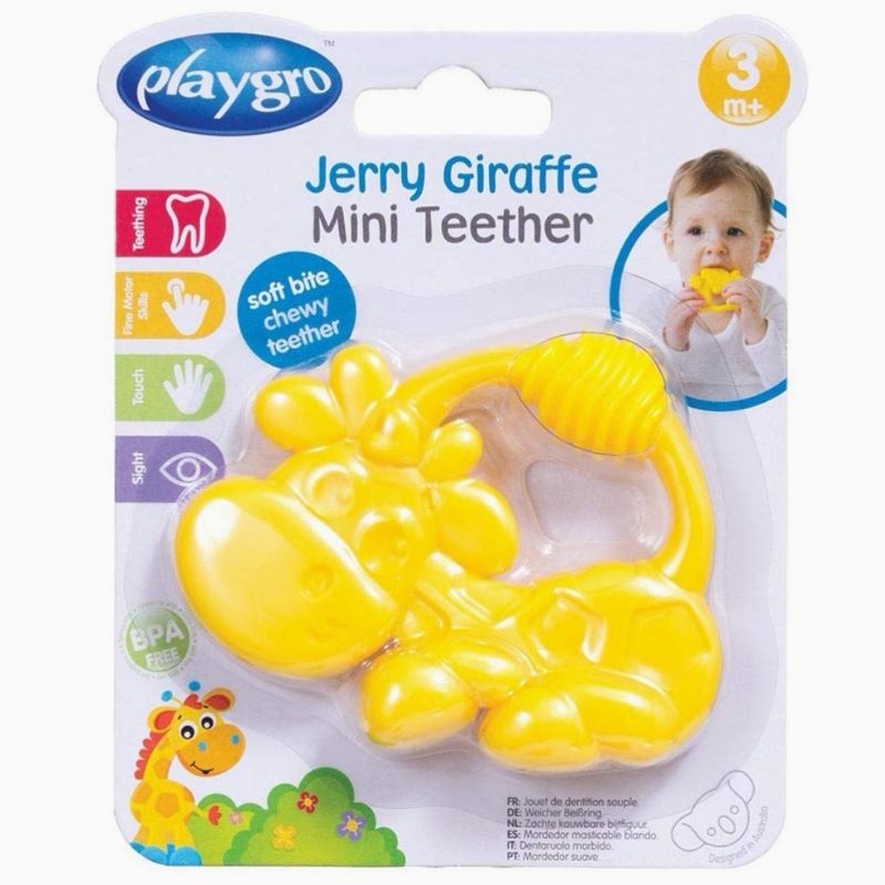 playgro-jerry-giraffe-mini-teether-ยางกัดม้าเหลือง