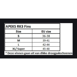 ภาพขนาดย่อของภาพหน้าปกสินค้าAPEKS - RK3 FINS  - ฟิน - ตีนกบ จากร้าน letsgodive บน Shopee
