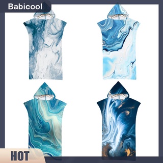 สินค้า Babicool เสื้อคลุมอาบน้ํา ผ้าไมโครไฟเบอร์ พิมพ์ลาย มีฮู้ด ผ้าขนหนูชายหาด ว่ายน้ํา เสื้อคลุมอาบน้ํา