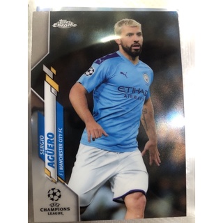2019-20 Topps Chrome UEFA Champions League Soccer Cards Manchester City