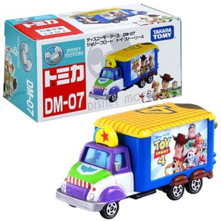แท้ 100% จากญี่ปุ่น โมเดล ดิสนีย์ รถบรรทุก ทอยสตอรี่ 4 Takara Tomy Dream Tomica Disney Motors Cars DM-07 Toy Story 4