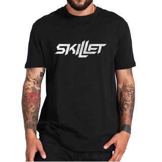 Skillet-band เสื้อยืดแขนสั้นลําลอง ผ้าฝ้าย 100% พิมพ์ลายวงร็อคคริสเตียน 90s สไตล์เรโทร ไซซ์ EU สําหรับผู้ชาย