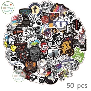 สติ๊กเกอร์ Bike Art 34 จักรยาน 50 ชิ้น สติกเกอร์ แต่ง ติด หมวก เฟรม กันรอย จักรยาน รถจักรยาน เสือภูเขา เสือหมอบ Downhill