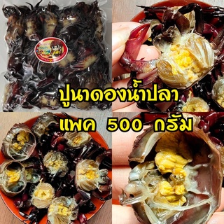 ภาพหน้าปกสินค้า(พร้อมส่ง) ปูนาดอง ปูนาดองน้ำปลา ( 500 กรัม) มีแต่ตัว ไม่มีน้ำ ปูนาแท้ 100% ปูดองส้มตำ ปูดอง ใส่ส้มตำ สด ใหม่ สะอาด ที่เกี่ยวข้อง