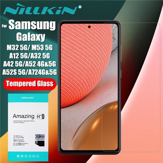 Samsung Galaxy A12 A32 A42 A52 A52S A72 M32 M53 4G & 5G Tempered Glass Nillkin 9H / H+Pro Glass Screen Protective Film