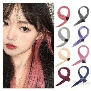【❤adkin❤】2021 ใหม่แฟชั่นผู้หญิงเรียบง่ายสีวิกผมชิ้น