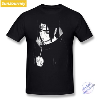 นารูโตะ Shippuden แสงอุษาอุจิวะอิทาจิมังงะอะนิเมะผ้าฝ้าย 100% ฝ้าย เสื้อยืดคอกลม เสื้อสตรี เสื้อยืดผู้ชาย