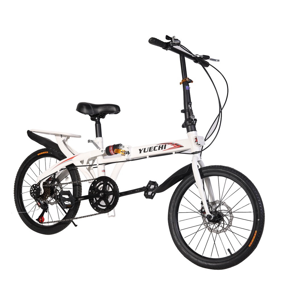 จักรยานพับ-ขนาดล้อ-20-นิ้ว-จักรยานพกพา-folding-bike-gears-disc-brakes-alloy-7-speed-shock-absorption-bicycle