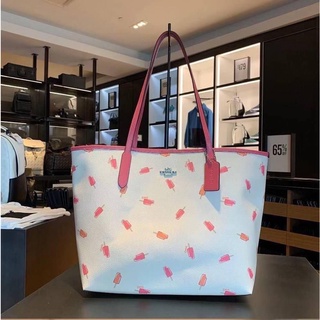 กระเป๋า CITY TOTE WITH POPSICLE PRINT (COACH C4277)