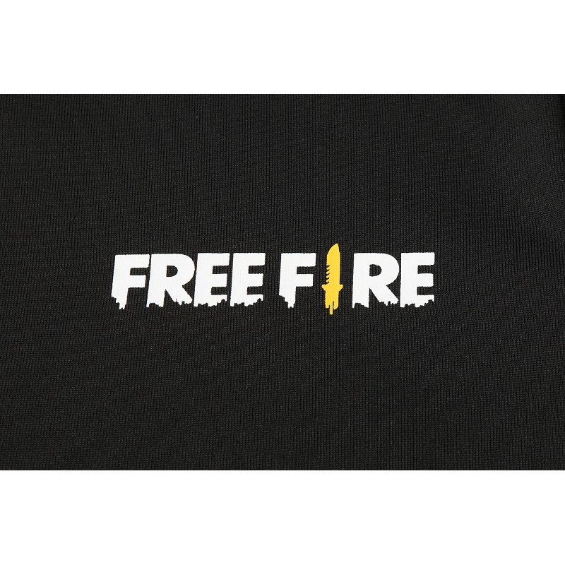 ภาพสินค้าFree Fire เสื้อสเวตเตอร์ ผ้าฝ้ายเทียม 100% สีดำและเหลือง ขนาด M L XL XXL จากร้าน smallhouse14.th บน Shopee ภาพที่ 4