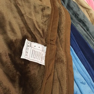 ภาพขนาดย่อของภาพหน้าปกสินค้าผ้าห่มนาโน 6 ฟุต สีพื้น 180*200 ซม. มีให้เลือก 9 สี จากร้าน bestnightshop บน Shopee ภาพที่ 6