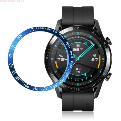 ภาพหน้าปกสินค้าแหวนหนามเตยสำหรับนาฬิกา Huawei GT 2 GT2 42mm 46mm สายนาฬิกาแบบฝาครอบกรณี จากร้าน yulong.th บน Shopee