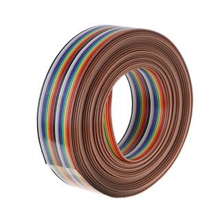 5m Rainbow Cable 20Pin DuPont Wire With 1.27mm Line Pitch Connect Wires