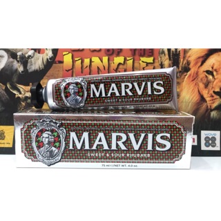Marvis Sweet &amp; Sour Rhubarb Toothpaste 75ml ยาสีฟัน
