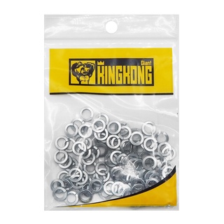 Chaixing Home  แหวนสปริง GIANT KINGKONG รุ่น SPW5-100 ขนาด 5 มม. (แพ็ค 100 ตัว) สีซิงค์ขาว