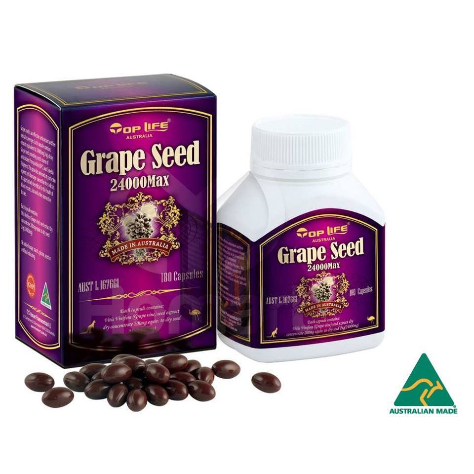 grape-seed-extract-max-24-000-mg-ผลิตภัณฑ์เสริมอาหาร-สารสกัดจากเมล็ดองุ่น-เพื่อผิวพรรณเปล่งปลั่งและขาวเนียนใส