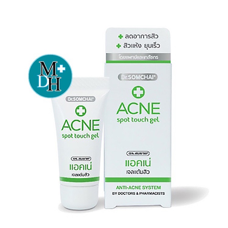 Dr.Somchai Acne Spot Touch Gel ดร.สมชาย เจลแต้มสิว สิวอักเสบ ขนาด 4 ...