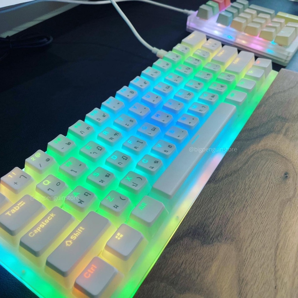 [โค้ดคุ้มลด 20%] Pudding Keycap คีย์ไทย Key Thai คีย์แคป พุดดิ้ง PBT มี ...