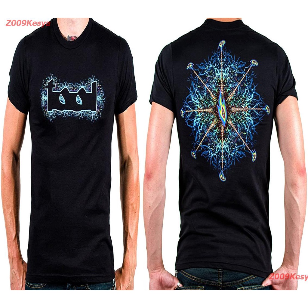 z009kesya-เสื้อยืดสีพื้นไซส์ใหญ่-fea-rock-band-tool-nerve-endings-black-t-shirt-small-discount-ll