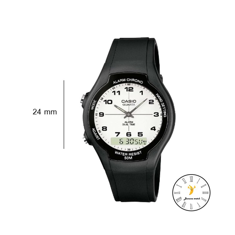 นาฬิกาข้อมือ-casio-รุ่น-aw90h-2b-แท้-ประกัน-cmg-by-banana-watch