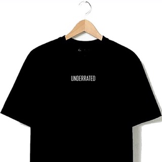 UNDERRATED Printed t shirt unisex 100% cotton