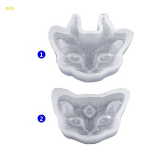 ภาพหน้าปกสินค้าWon แม่พิมพ์ซิลิโคนอีพ็อกซี่ รูปหัวแมว สามตา สําหรับทําเครื่องประดับ Diy
 ที่เกี่ยวข้อง