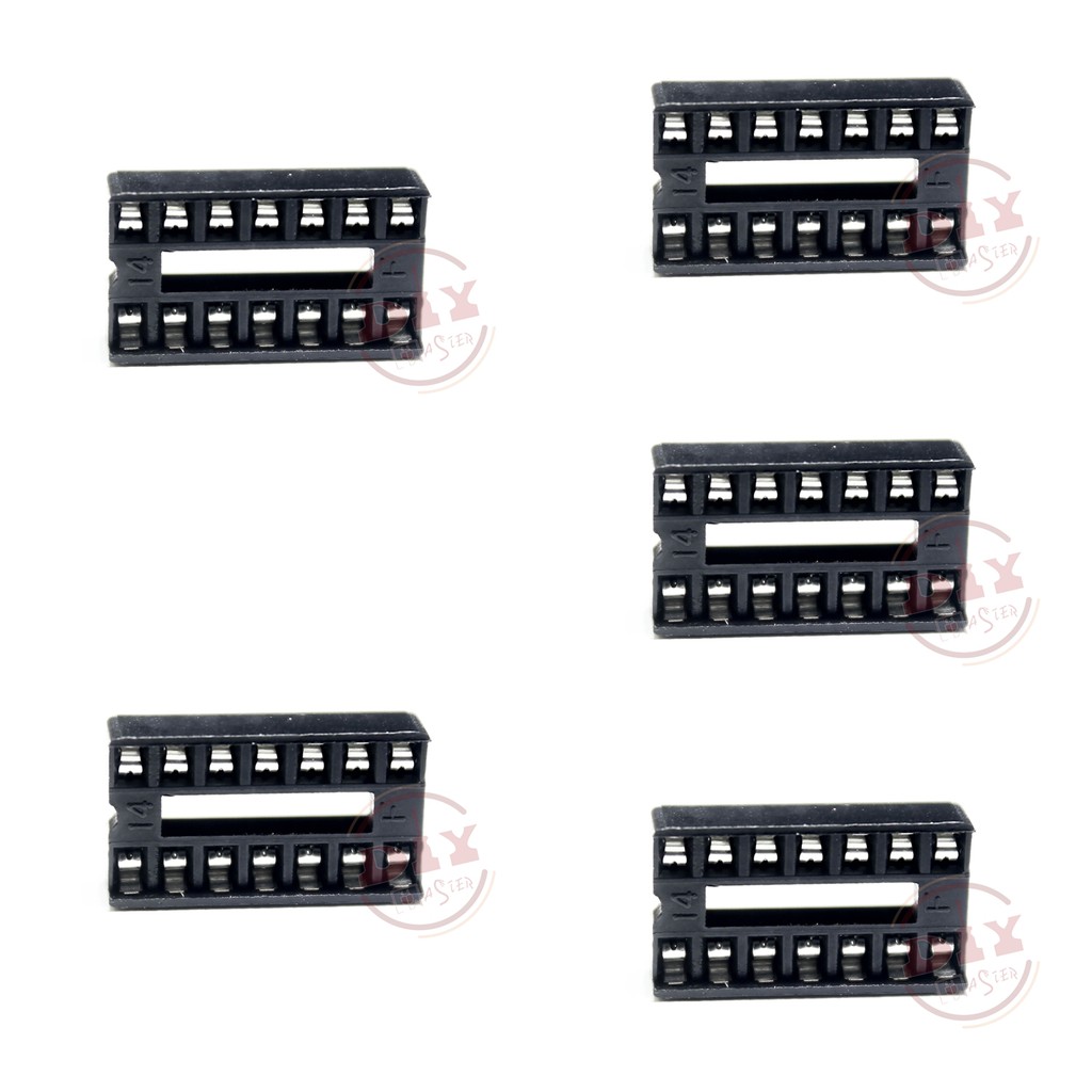 5 ชิ้น ซ็อกเก็ตไอซี 14 ขา DIP 14 Socket | Shopee Thailand