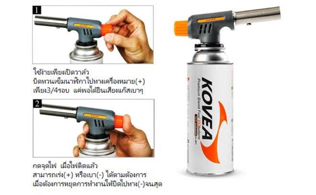 ภาพหน้าปกสินค้าหัวพ่นไฟ Flame Gun AUTO GAS TORCH จากร้าน saraburioutdoor2018 บน Shopee