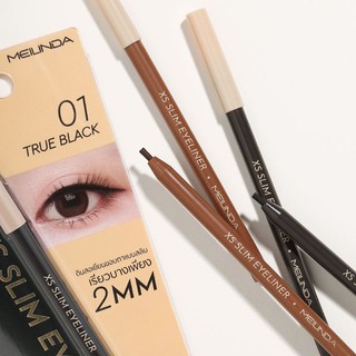 MEILINDA XS SLIM EYELINER MC3104 : เมลินดา เอ็กซ์เอส สลิม อายไลน์เนอร์ เส้นคม เรียวเล็ก