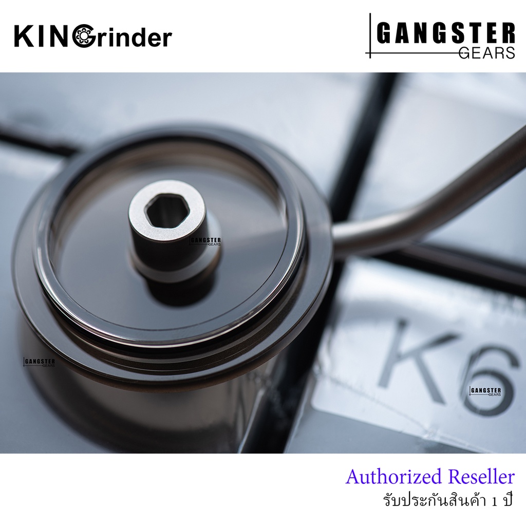 ภาพสินค้าKingrinder K6, TR-M1 เครื่องบดกาแฟมือหมุน เครื่องบดกาแฟ Manual Coffee Grinder ฟันบด 48, 40 mm จากร้าน gangstergears บน Shopee ภาพที่ 4