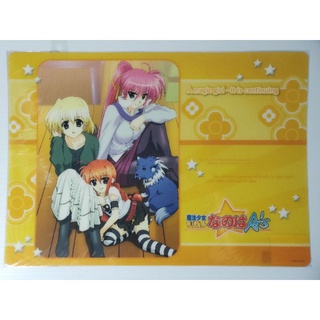 แผ่นรองอนิเมะ A3  CLEAR DESK MAT  Magical Record Lyrical Nanoha As(29.7×42)