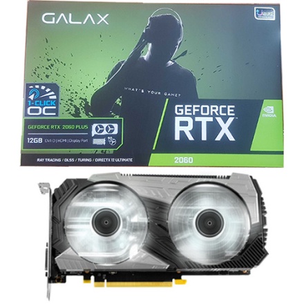GALAX GeForce RTX 2060 Plus (1-Click OC) 12GB GDDR6 (26NRL7HP68PC