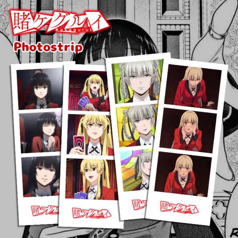 โปสเตอร์-ลายการ์ตูนอนิเมะ-kakegurui-photo-yumeko-jabami-mary-saotome-kirari-ririka-momobami-midari-runa-yumemi-itsuki-sumeragi-kakegurui