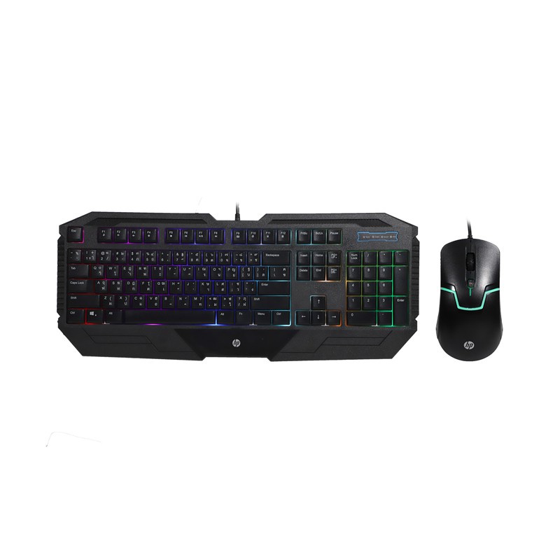 Kapong HP GAMING KEYBOARD AND MOUSE COMBO SET GK1100 BLACK คีย์บอร์ดเกม