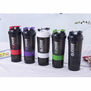 Powder Shaker Cups Sports Cup Spider Water Bottle Portable