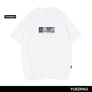 Yuedpao เสื้อยืด OVERSIZE รับประกันไม่ย้วย 2 ปี เสื้อยืดสีพื้น OVERSIZE_KV Limited BW สีขาว