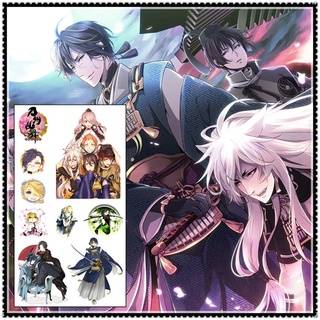 ❣️สติกเกอร์รอยสักชั่วคราว ลายการ์ตูน Touken Ranbu Online ขนาดเล็ก มี 1 แผ่น ❣️ รอยสัก กันน้ํา เซ็กซี่ สําหรับแขน ไหปลาร้า ร่างกาย มือ เท้า