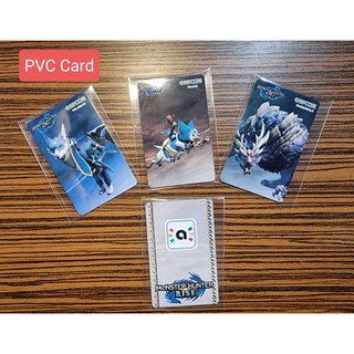 [พร้อมส่ง] PVC amiibo card : Monster Hunter Rise for Nintendo Switch set 3 ใบ