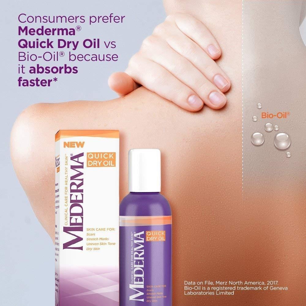 พร้อมส่ง-mederma-quick-dry-oil-150ml