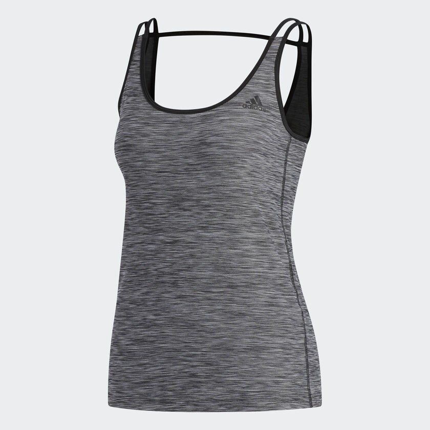 ภาพหน้าปกสินค้าAdidasเสื้อเทรน TR W Singlet U-Back Tank DU3462 BK(800)