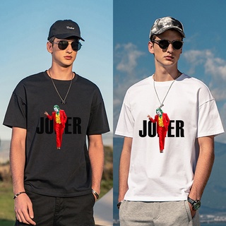 Mashoo [พร้อมส่ง] เสื้อยืด พิมพ์ลายกราฟฟิค Joker Jack สไตล์วินเทจ โอเวอร์ไซซ์ สําหรับผู้ชาย และผู้หญิง