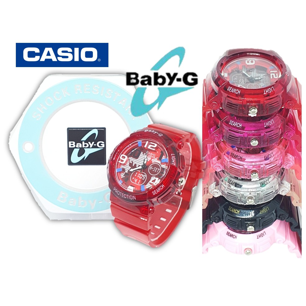 ภาพหน้าปกสินค้าCasio นาฬิกาเบบี้จี babyg (ฟรีกล่อง) นาฬิกาเด็กโต ระบบเข็ม นาฬิกาข้อมือเด็ก สีแดง สีดำ นาฬิกาคาสิโอ้ เด็กผู้ชาย RC411 จากร้าน accessory.bkk บน Shopee