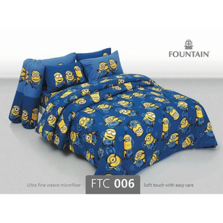 FTC006: ผ้าปูที่นอน ลาย Minion/Fountain