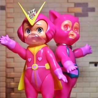 (พร้อมส่ง) Poor Hostel - Super Little Love & Meow Meow Cat Woman - Pink