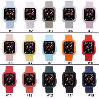 ภาพขนาดย่อของสินค้าสายนาฬิกาข้อมือซิลิโคนสําหรับ apple watch iwatch 5 4 3 2 1 38/42/44/40 มม 2 in 1