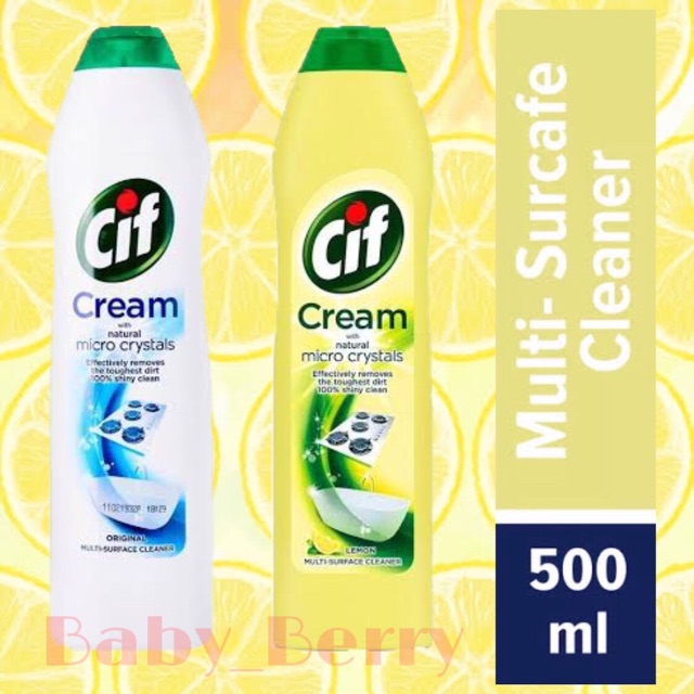 cif-cleaning-cream-ผลิตภัณฑ์ขจัดคราบฝั่งลึก-กลิ่นเลม่อน-และกลิ่นออริจินัล-ขนาด-500ml